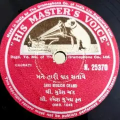 Cover of મને તારી યાદ સતાવે / આંખોથી આંખો ચાર કરીને